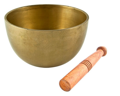 Plain Brass Singing Bowl - 5"D