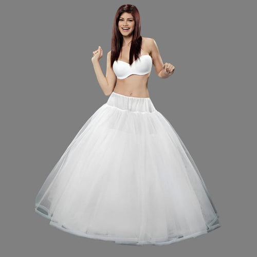  tulle netting ruffle drawstring petticoat