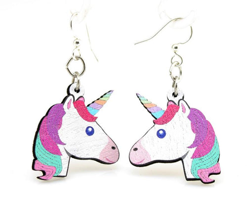Unicorn Earrings #1515 - ModernMonaStudio