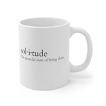 sol·i·tude Mug - ModernMonaStudio