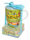 Relationship Mug & Notepad Giftset: Friends - ModernMonaStudio