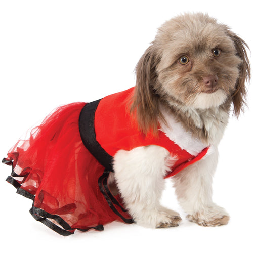 Santa Sweetie Dress Pet Christmas Costume - ModernMonaStudio