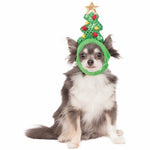 Christmas Tree Light Up Pet Headband - ModernMonaStudio
