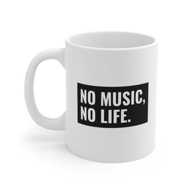 No Music, No Life Mug - ModernMonaStudio