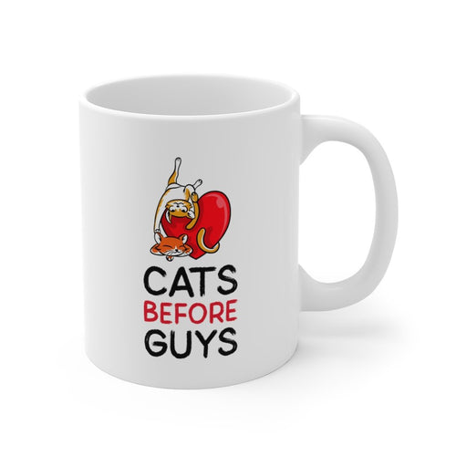 Cats Before Guys Mug - ModernMonaStudio