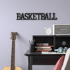 Basketball Word - Metal Wall Art - ModernMonaStudio