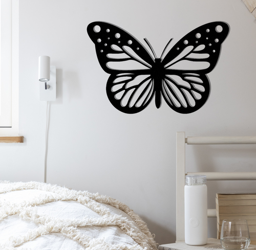 Butterfly - Metal Wall Art - ModernMonaStudio