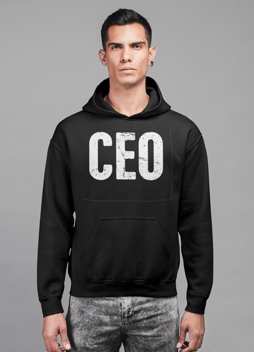 CEO Black Hoodie - ModernMonaStudio