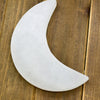 Crescent Moon Selenite Charging Plate - ModernMonaStudio