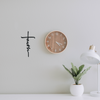 Faith Cross - Metal Wall Sign - ModernMonaStudio