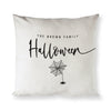 Personalized Family Name Halloween Cotton Canvas Halloween Pillow - ModernMonaStudio