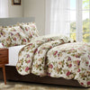 Jennifer 3 Piece Quilt Set - Green - ModernMonaStudio