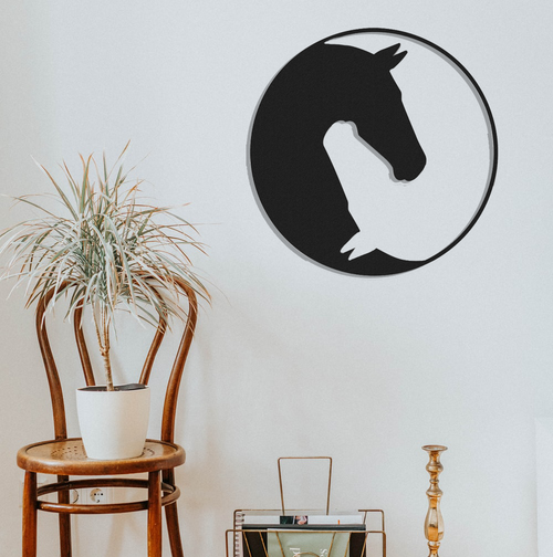 Horse Head - Metal Wall Art - ModernMonaStudio