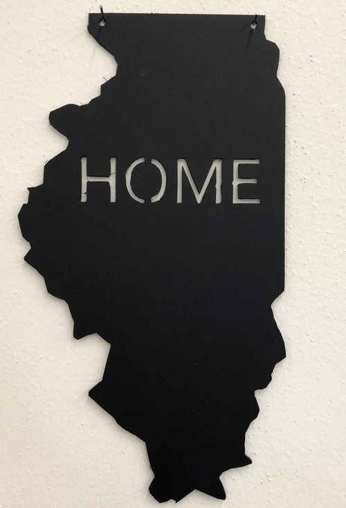 Home State - Wall Art Sign - ModernMonaStudio