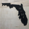 Home State - Wall Art Sign - ModernMonaStudio