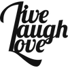 Live Laugh Love - Metal Wall Art - ModernMonaStudio