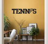 Tennis Word - Metal Wall Art - ModernMonaStudio