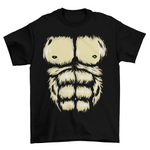 Unique Fashion Funny Monkey Gorilla Abs chest belly Costume Halloween - ModernMonaStudio