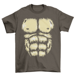 Unique Fashion Funny Monkey Gorilla Abs chest belly Costume Halloween - ModernMonaStudio