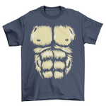 Unique Fashion Funny Monkey Gorilla Abs chest belly Costume Halloween - ModernMonaStudio
