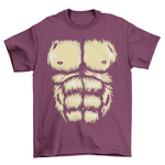 Unique Fashion Funny Monkey Gorilla Abs chest belly Costume Halloween - ModernMonaStudio
