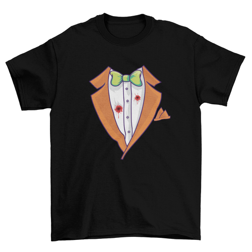 Halloween Tuxedo Costume T-shirt Design - ModernMonaStudio