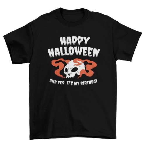 Halloween birthday t-shirt - ModernMonaStudio