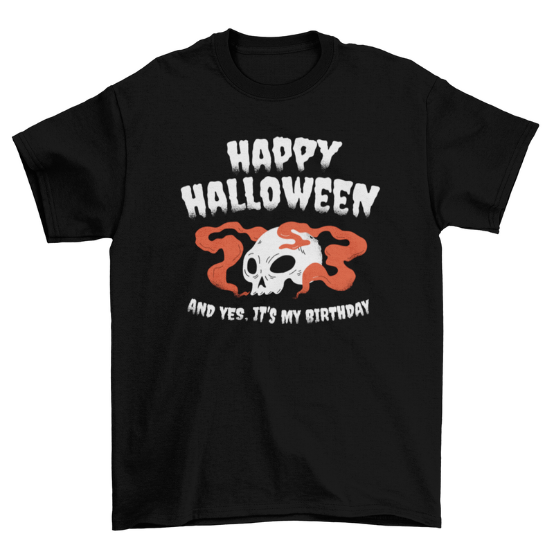 Halloween birthday t-shirt - ModernMonaStudio