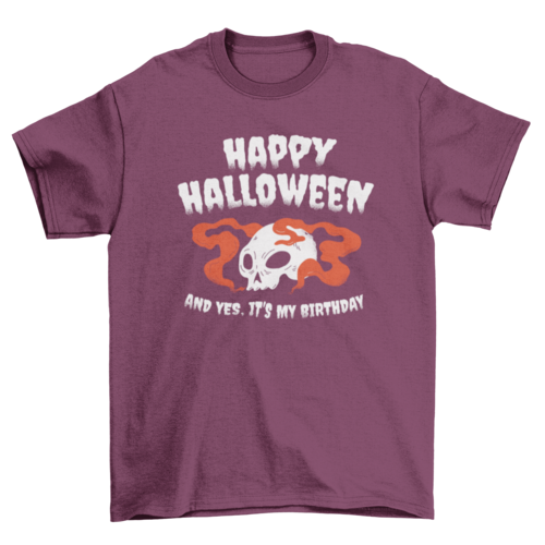 Halloween birthday t-shirt - ModernMonaStudio