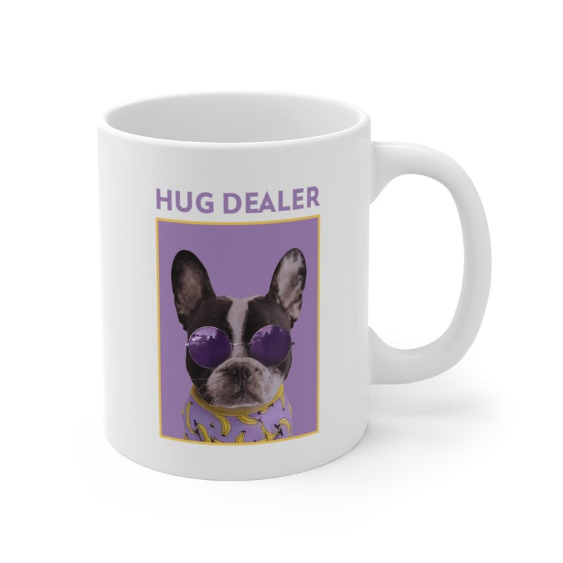 Pug Hug Dealer Mug - ModernMonaStudio