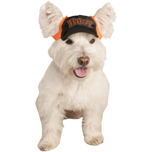 Boo Halloween Pet Baseball Cap - ModernMonaStudio