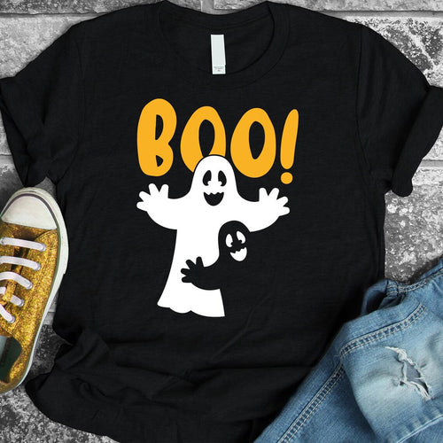 Boo Halloween T-shirt - ModernMonaStudio
