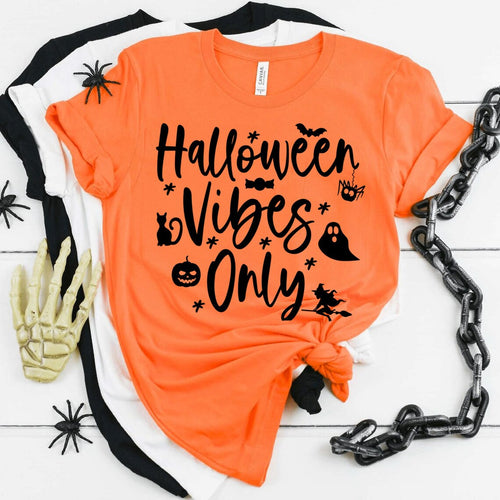 Halloween Vibes Only Halloween T-shirt - ModernMonaStudio