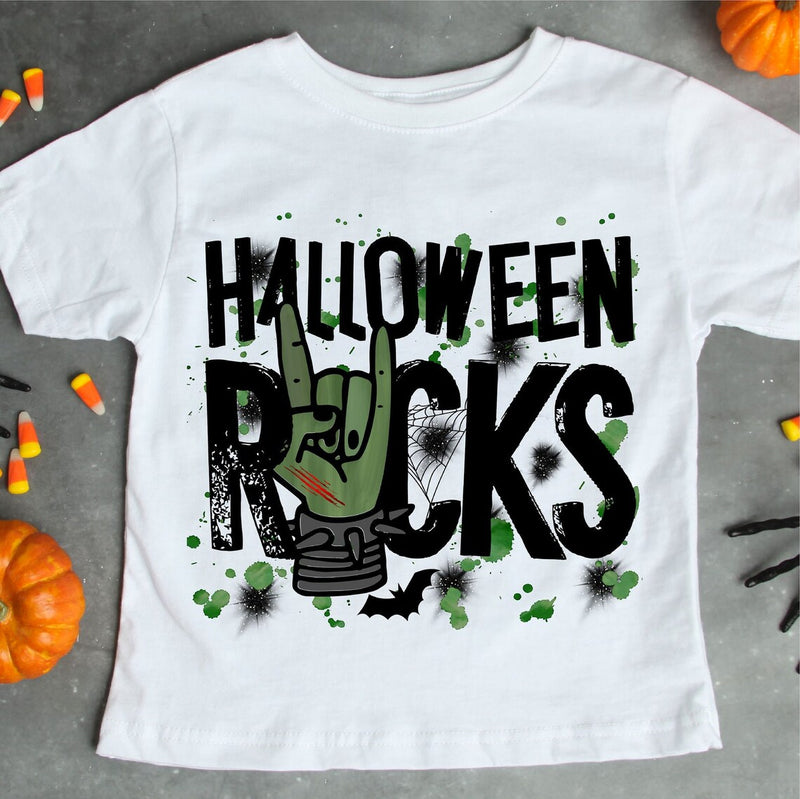 Halloween Rocks Halloween T-shirt - ModernMonaStudio