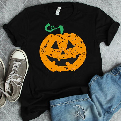 Pumpkin Halloween T-shirt - ModernMonaStudio