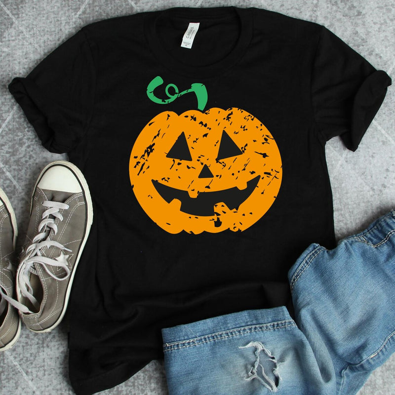 Pumpkin Halloween T-shirt - ModernMonaStudio