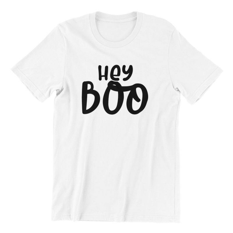 Hey Boo Halloween Shirt - ModernMonaStudio