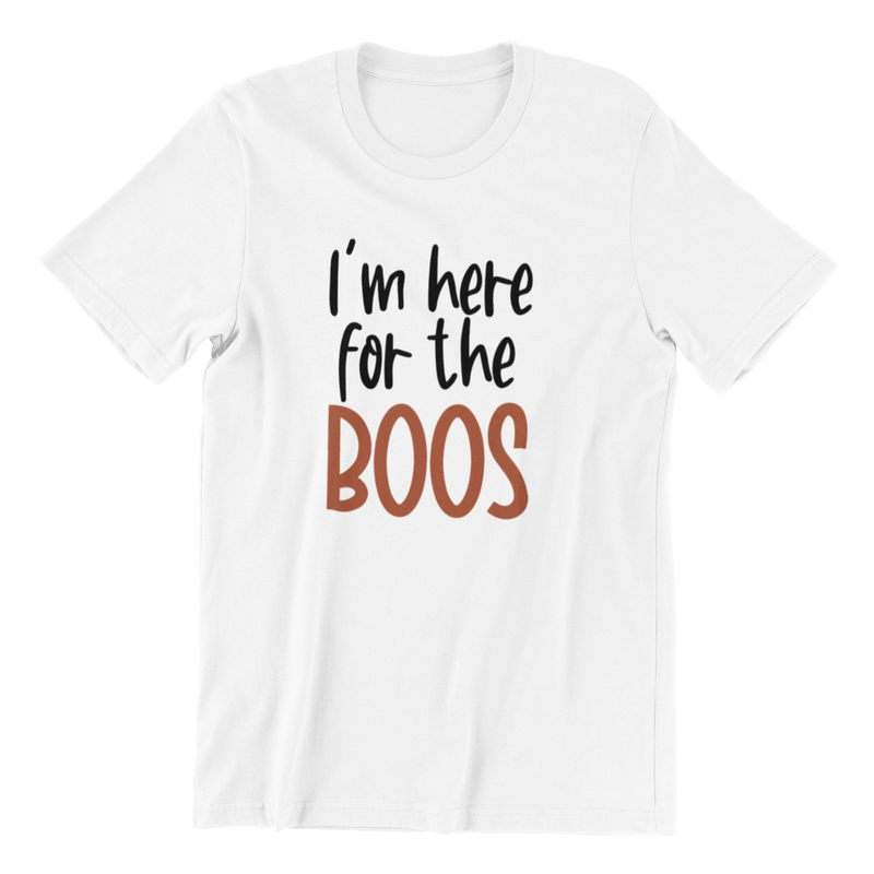 I'm Here For The Boos Shirt, Halloween Shirt - ModernMonaStudio