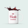 Hustle Hard Mug with Crown Gift - ModernMonaStudio