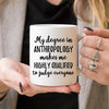 Anthropology Gift, Anthropology Mug, - ModernMonaStudio