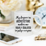 Architecture Gift, Architecture Mug, Architect - ModernMonaStudio