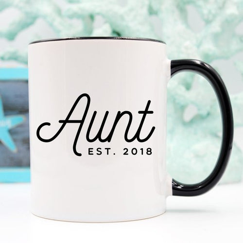 Aunt Est 2018, Pregnancy Reveal Announcement, Best - ModernMonaStudio