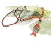 Lucky Fish Bead Necklace with Fish Charm - Wealth and Endurance Necklace - Unisex