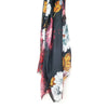 Bohemian In Bloom Black Scarf - Rectangle Scarf