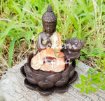 Petite Sitting Buddha Back Flow Burner - Buddha Burner - ModernMonaStudio