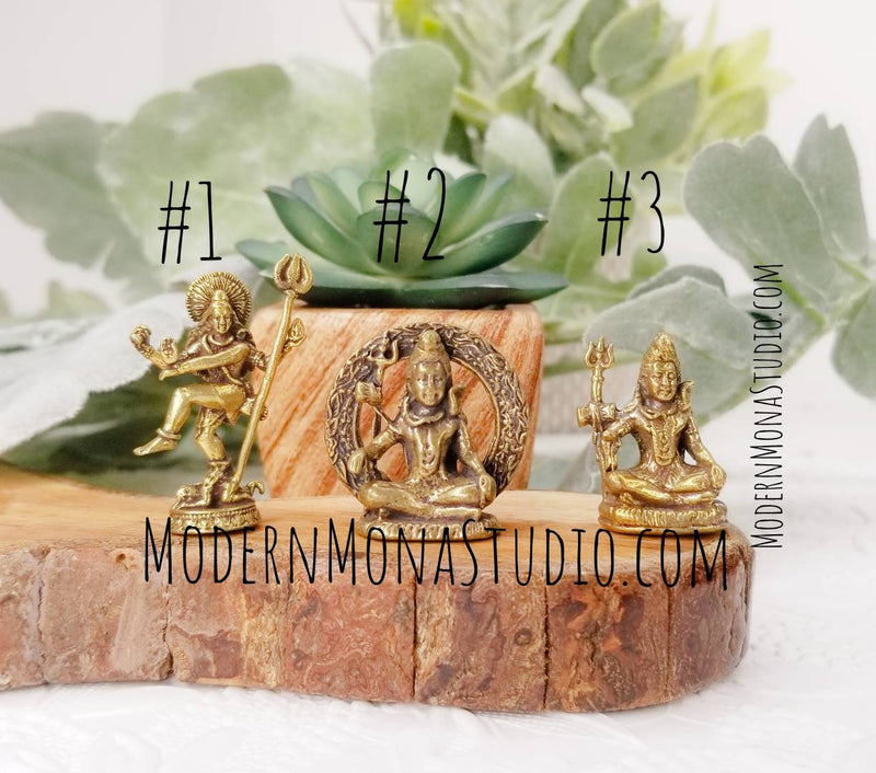 Petite Shiva Statue, Shiva Statue, Mini Shiva Statue,  Shiva Deity Statue - ModernMonaStudio