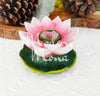 Pink Lotus Flower Cone Burner - ModernMonaStudio