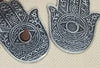 Hamsa Hand Novelty Cone Burner - ModernMonaStudio