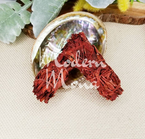 4"L - Dragons Blood White Sage Smudge, White Sage Dragons Blood Wand (not sold as set)