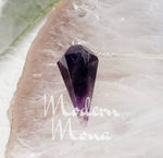 Amethyst Pendulum Gemstone, Dowsing, Pendulum Divination, Amethyst Gemstone, Amethyst Dowsing, Amethyst Jewelry - ModernMonaStudio